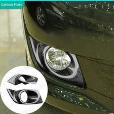Real Carbon Fiber Front Fog Light Lamp Cover For Subaru Legacy Outback 2004-09