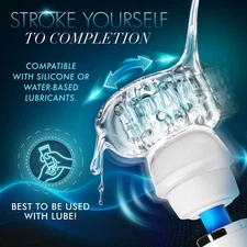 Wand Essentials U-Tip Male Stroker Wand Attachment by XR Brands