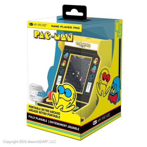 Nano Player PRO 4,8″ Pac-Man – La Borne D’arcade Miniature Pour Rejouer Au Célèbre Pac-Man