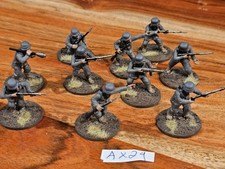 Warlord Games Bolt Action German Forces Infantry Well Painted x10 AX29