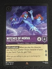 Disney Lorcana Winterspell Witches of Morva - Orddu, Orwen, and Orgoch Cold Foil