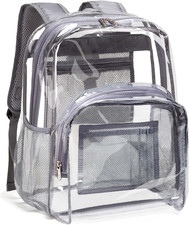 Clear Backpack Heavy Duty - Large Clear Bookbag Transparent See through Backpack