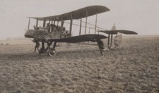 WW1 British bomber France ground crew readying raid RARE 1917 - Original Photo