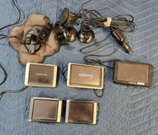 Lot of Five (5) Garmin GPS Nuvi Units Tested and Powers On Needs Map Updates