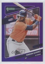 2021 Panini Donruss Variation Holo Purple Yordan Alvarez (H-Town) #174 0c6