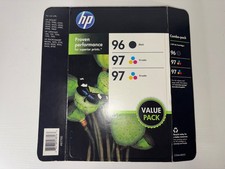 HP 96 Black  97 Tri-Color Ink Cartridges Combo Pack C9346BN New Sealed Expired