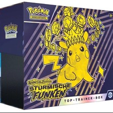 Pokemon Karmesin & Purpur Stürmische Funken Top Trainer Box - DEUTSCH NEU - KP08