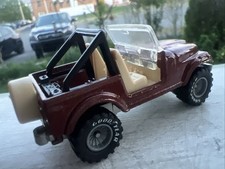Hot Wheels Real Riders Jeep CJ-7 Brown w/ Grey Hubs Goodyear Tires Vintage 1981