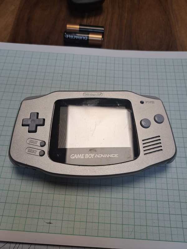 Nintendo Game Boy Advance Platinum Handheld System ( Possible  Dark screen )