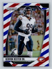 2024 Panini Prizm #54 Gervon Dexter Sr. Red White and Blue NFL Chicago Bears