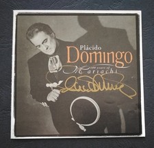 B1163 Placido Domingo Autogramm auf CD Cover