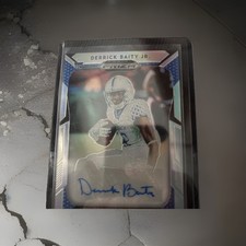 2019 Panini Prizm Draft - Draft Picks Derrick Baity Jr. #229 Silver Prizm...