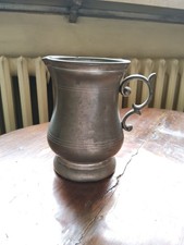 Antica Brocca Caraffa In Peltro Per Liquidi 