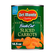 Fresh Cut Sliced Carrots 14.5 Oz. Can, Canned Vegetables