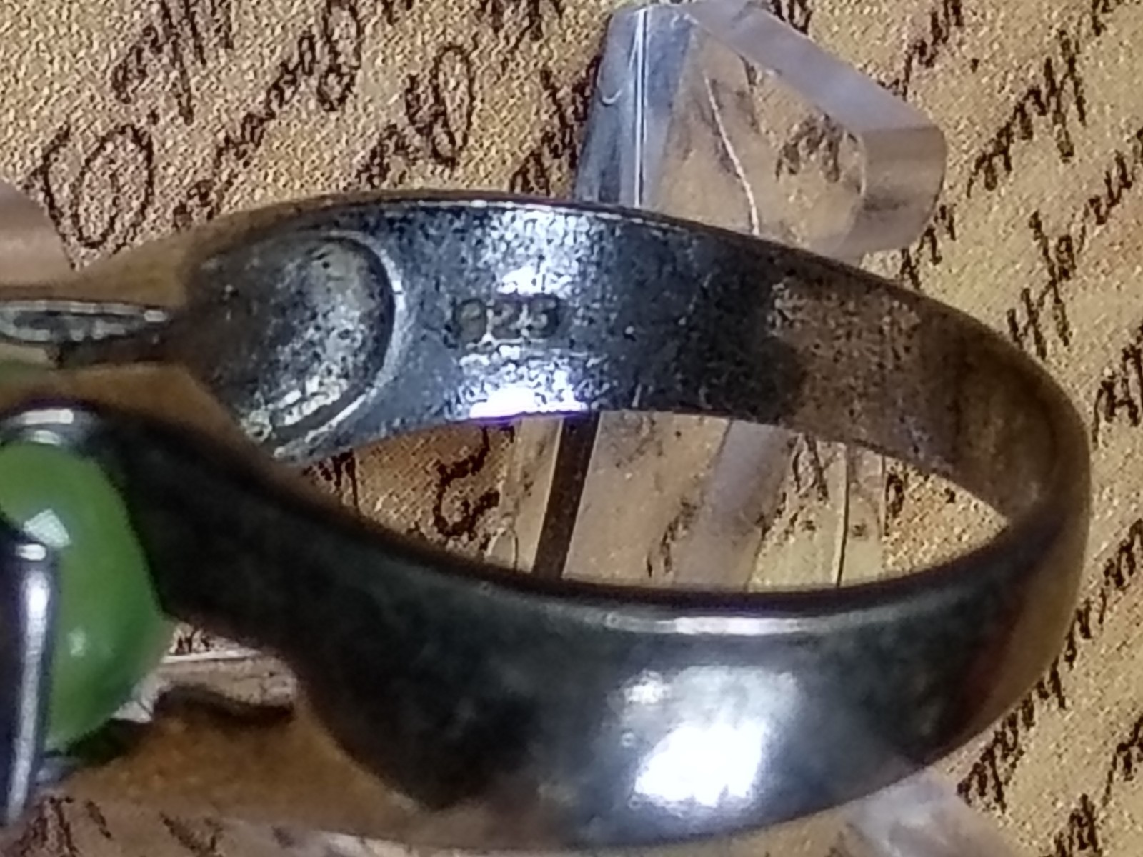 Sterling Silver Ring w/ Interchageable Legend Sto… - image 8