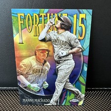 2025 Topps Chrome Update Series Fortune 15 Manny Machado #F15-4 SD Padres