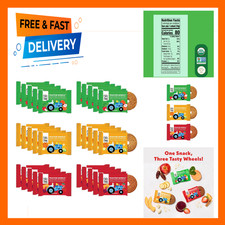Organic Tractor Wheels Snacks Variety Pack 30 Count Non-GMO Baby Snack Foods