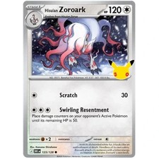Hisuian Zoroark 123/128 30th Celebration Holo