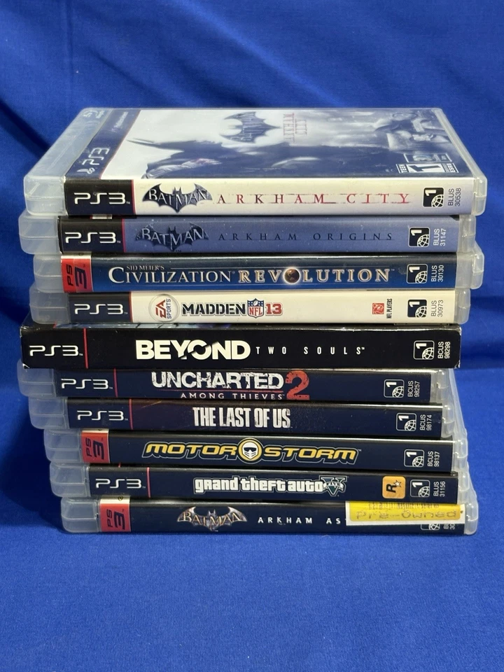 Batman PS3 Game Lot Of Games 10 Arkham City, Origins, Asylum, Playstation 3 - Image 2 of 4