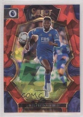 2022-23 Panini Select Premier League Mezzanine Red Ice Prizm Wilfred Ndidi 0i76