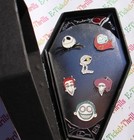 Disney Jack Sally Nbc Nightmare Before Christmas Coffin Boxed 6 Pin Le Set