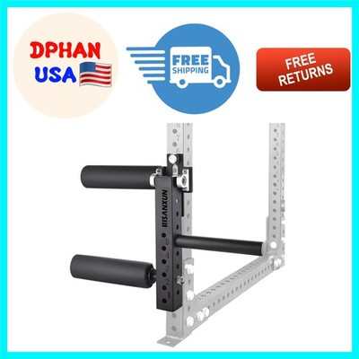 Adjustable Leg Extension and Curl Machine - 600lb Capacity for Squat Racks