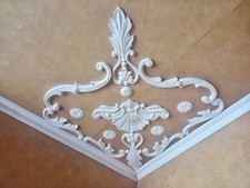Stuckecke Stuckdecke Stuck Gips Alabaster Gipsstuck Handgefertigt Relief