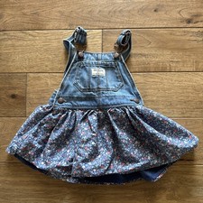 Osh Kosh B?gosh 12-18M Vestbak Overall Dress, Floral Print Girls Cloths, Toddler