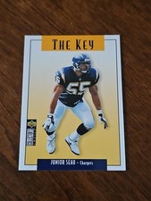1995 Upper Deck Collector's Choice Update - The Key #U66 Junior Seau MVP HOF NFL