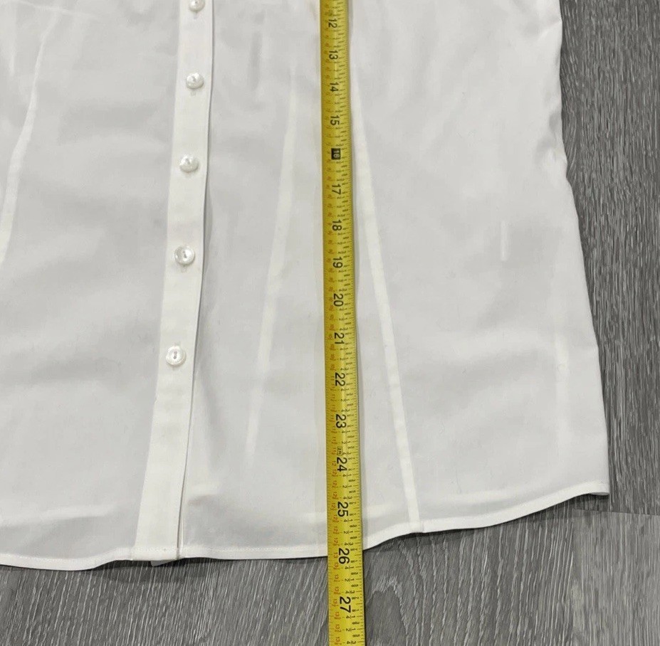 Talbots Button Down Wrinkle Resistant Stretch Whi… - image 11