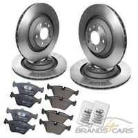 Atec Bremsscheiben BelÜFtet +BremsbelÄGe Vorne+Hinten FÜR Opel Zafira Tourer C