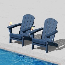 Adirondack Chair All Weather Fire Pit Lounge ...