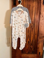 NWT milkberry bamboo footed pjs size 0-3m