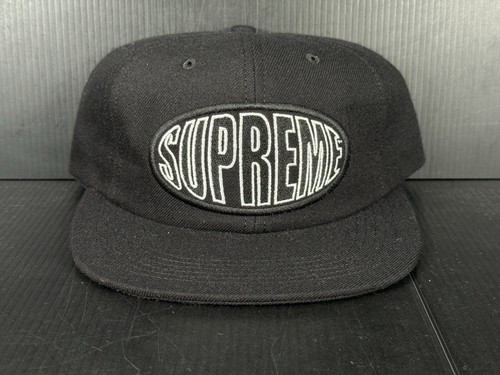 BRAND NEW Supreme Warp SS17 BLACK 6 Panel Cap Snapback /Hat BRAND NEW WITH Tags