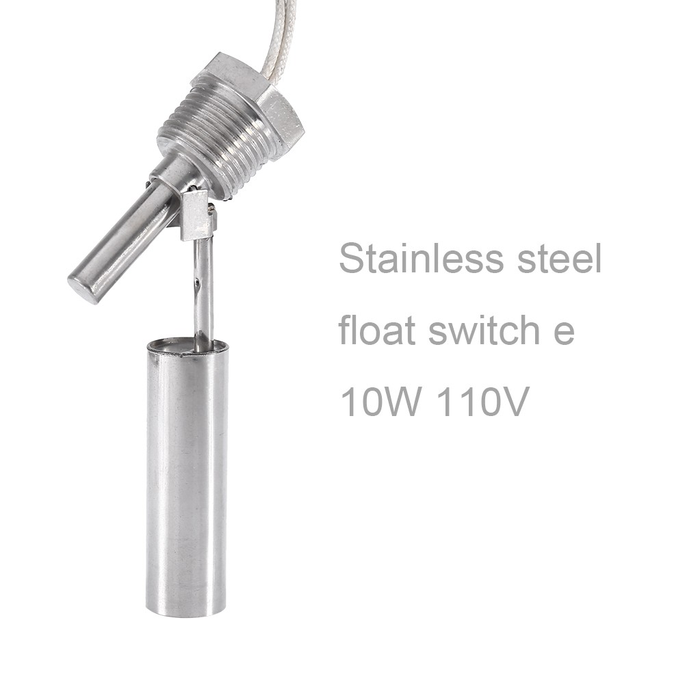 Liquid Water Level Sensors Compact Stainless Steel Float Switch For Hydroponics