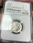 1936 P Buffalo Nickel NGC AU58 5c Maumee Valley Collection Philadelphia