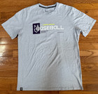 Under Armour Baseball Loose Fit Gray Athletic Casual T-shirt Men's L