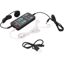 Handheld Voice Changer Sound Disguiser With 8 Effects For Phone PC Live Stream
