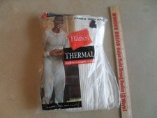 Vintage NOS Hanes Thermal Ankle Length Pant - Men's Size XL 42-44"