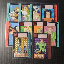 10 Dragon Ball Z Carddass, Set of 10: 446 thru 455, 1992 Bandai