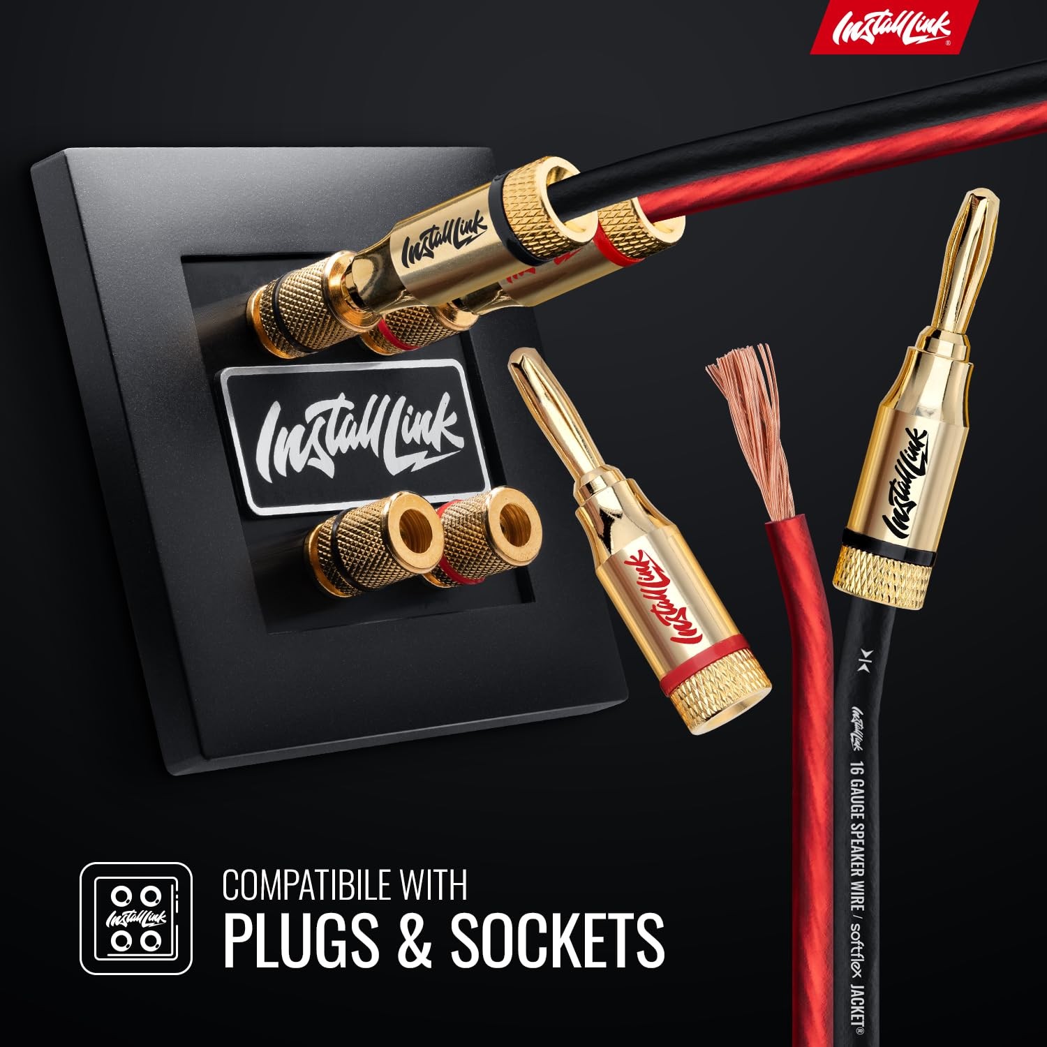 16 AWG Gauge Speaker Wire Cable Stereo, Car or Home Theater, CCA (100 Feet) by thumbnail 5