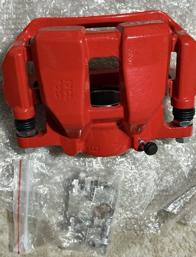TRQ Front Right Brake Caliper w/Bracket Performance Red Passenger Side Compatibl - Foto 5 di 10