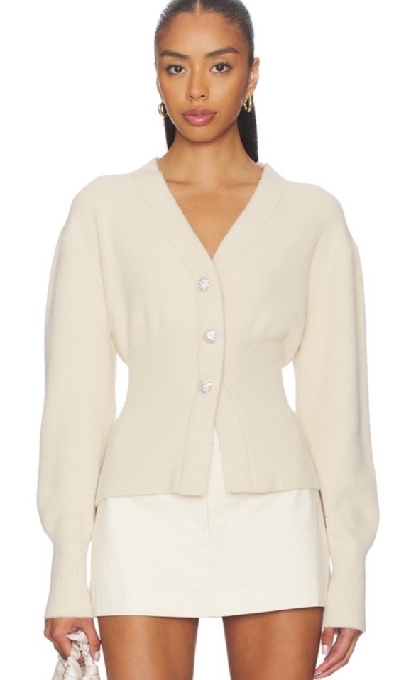 NWOT MAJORELLE Alden Cardigan in Oatmeal Size S