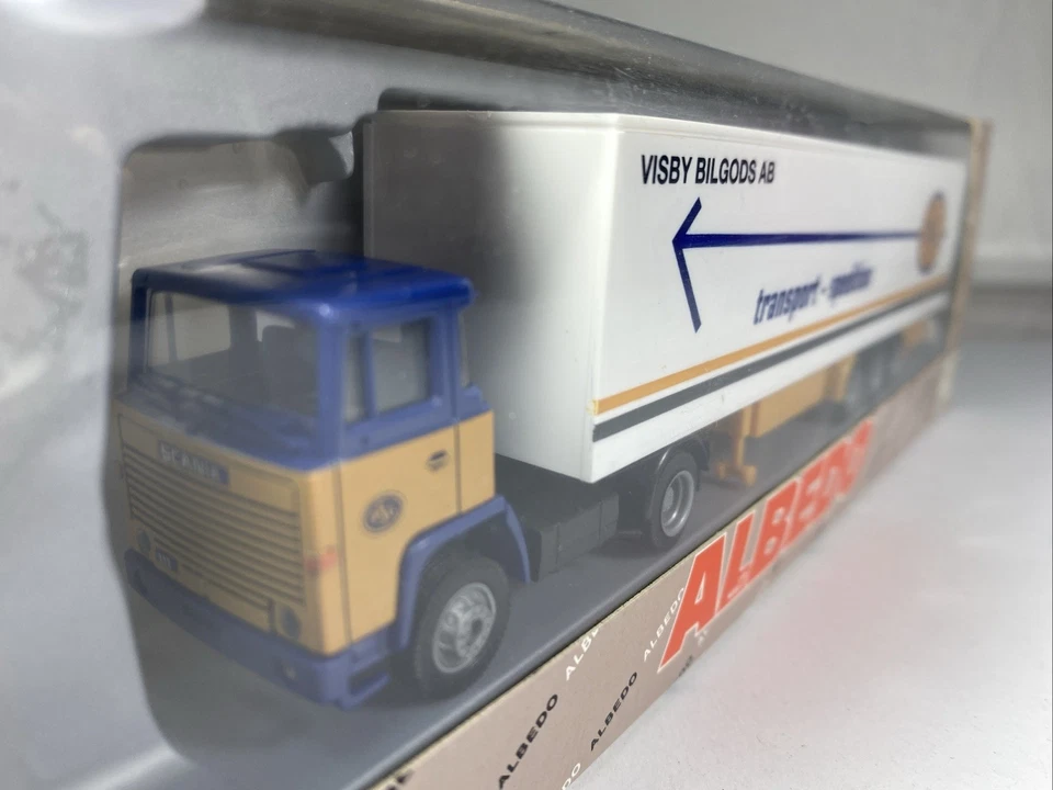 T33 ALBEDO 1:87 H0 LKW SCANIA 111 kurzes Fh ASG Nr 111121 Schweden - Bild 2 von 4