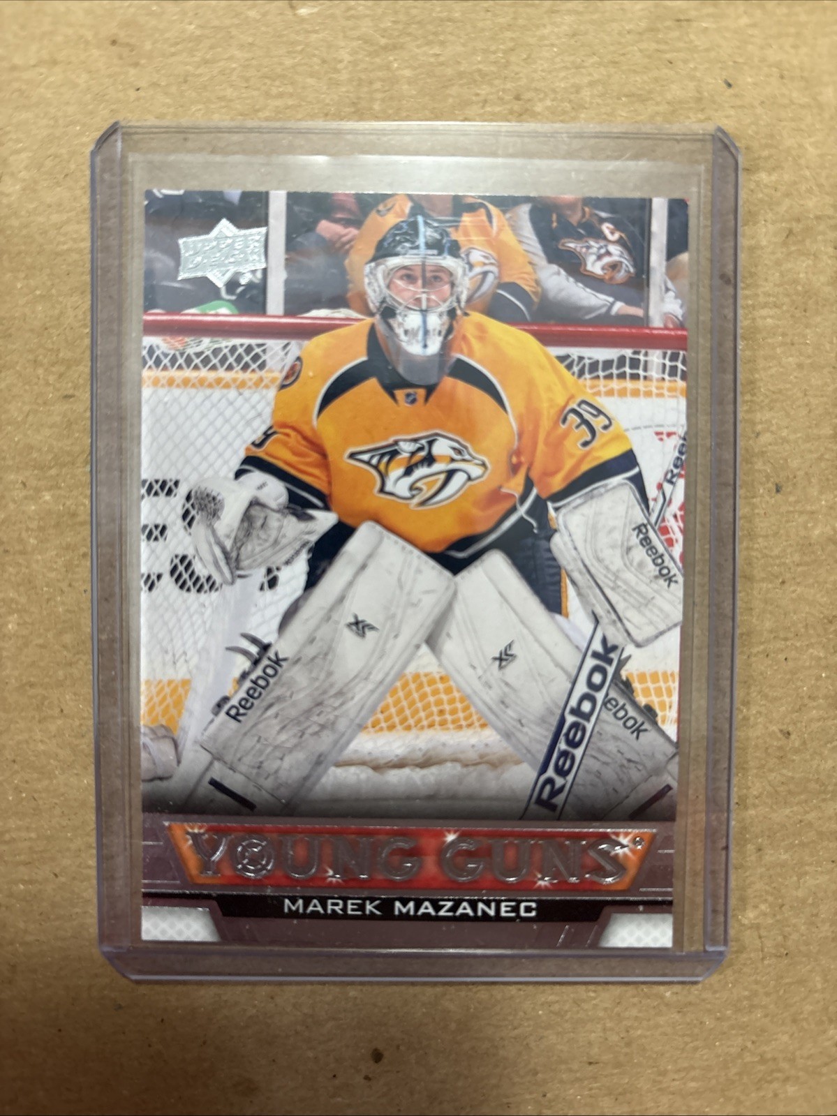 2013-14 Upper Deck Young Guns Marek Mazanec #468 Rookie RC