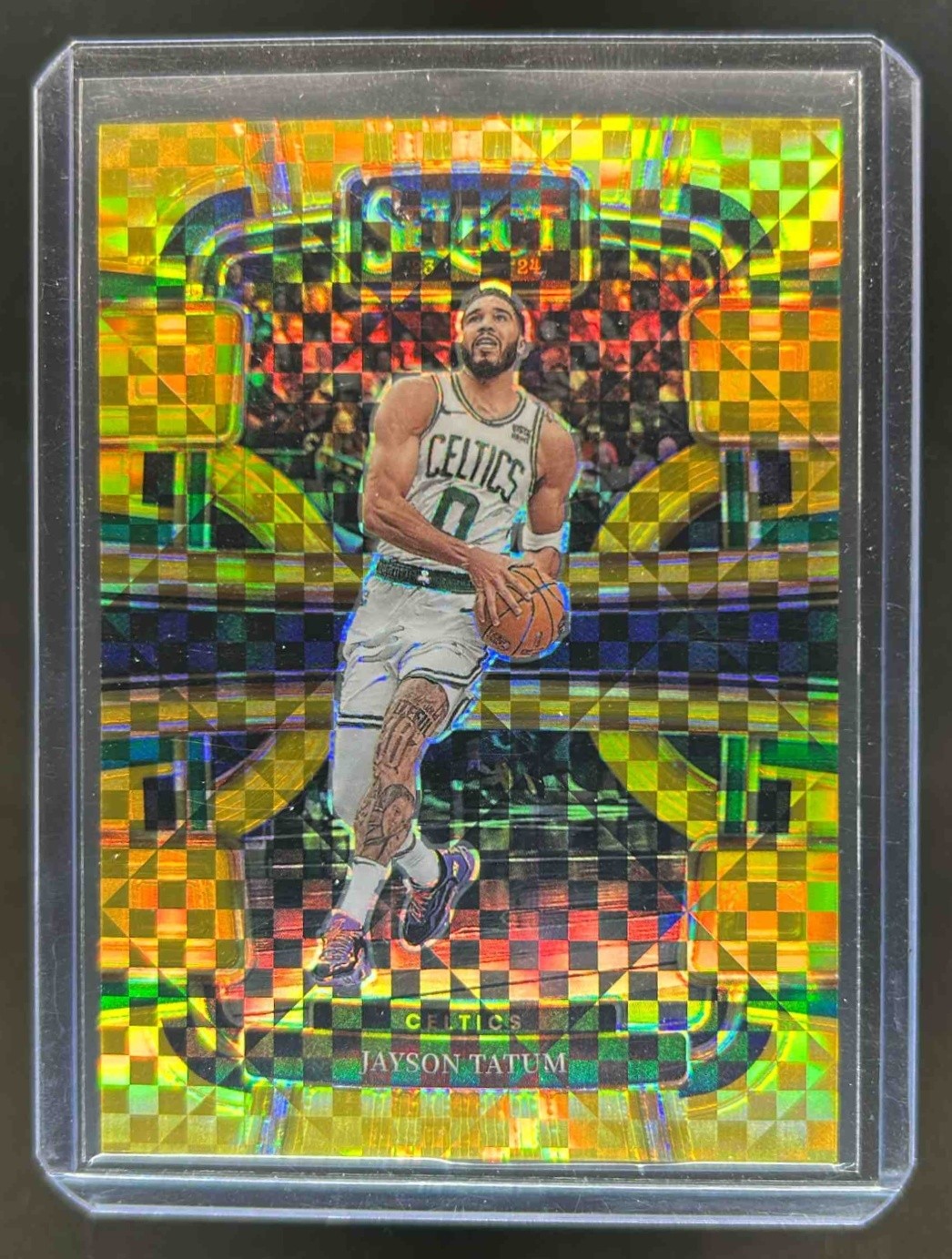 2023-24 Select Jayson Tatum Gold Prizm Concourse #5/10 Celtics