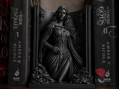 Fantasy Queen Bücherecke - Gothic Bücherregaleinsatz Mehrfarbig Optionen