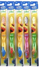 Crest Kids Toothbrush Sesame Street Soft - Assorted Characters - Lot Of 16 Pack