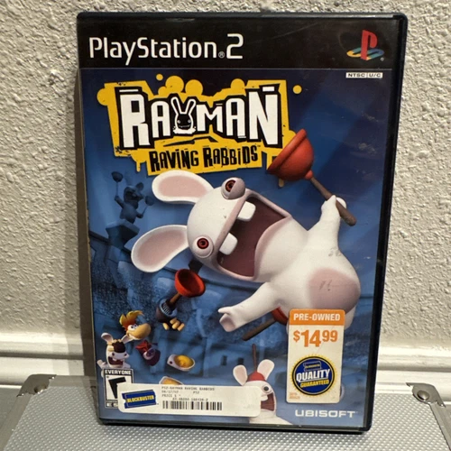 Rayman Raving Rabbids Sony PlayStation 2 2006 Ps2 - No Manual Tested