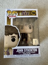 Funko Pop! 194 NBA Utah Jazz John Stockton Novato Temporada Pop! Figura de vinilo con Pr